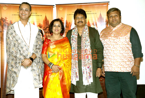 photos celebs snapped at teaser launch of madhushree and robby badals shri ramcharitmanas 3