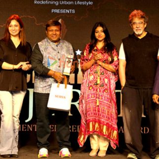 Photos: Deepak Tijori, Hiten Tejwani and Bhumi Trivedi snapped honouring Dr. Khoja at Gujarati Bright Award
