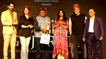 Photos: Deepak Tijori, Hiten Tejwani and Bhumi Trivedi snapped honouring Dr. Khoja at Gujarati Bright Award