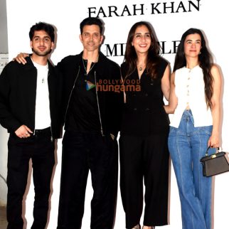 Photos: Hrithik Roshan, Saba Azad, Alaya F and others attend the launch of men's jewellery collection The Miracle Man by Farah Khan Ali Fine Jewellery