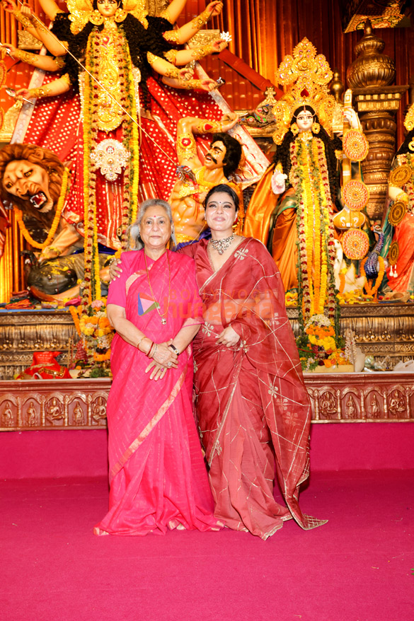 Photos: Kajol, Bipasha Basu, Mouni Roy, Tanishaa Mukerji and others snapped at 80th North Bombay Sarbojanin Durga Puja