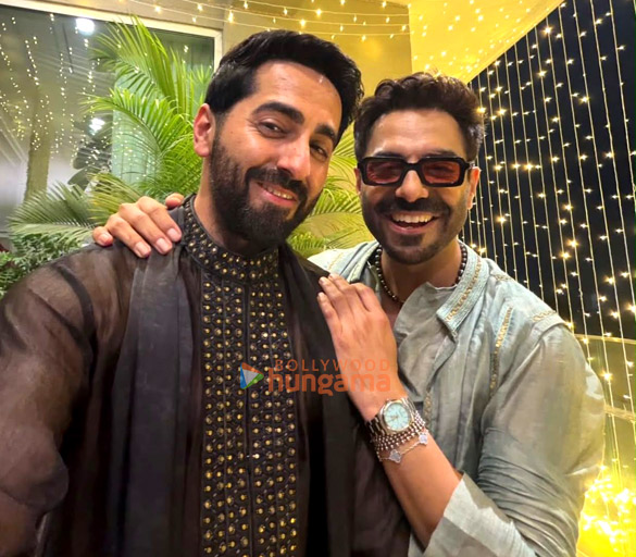 photos karan johar bhushan kumar sara ali khan and others were snapped at ayushmann khurrana and tahira kashyaps diwali festivities 4