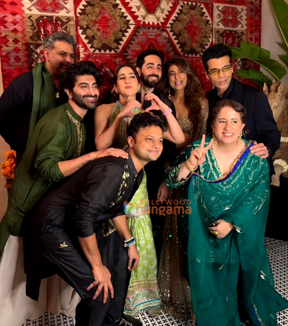 Photos: Karan Johar, Bhushan Kumar, Sara Ali Khan and others were snapped at Ayushmann Khurrana and Tahira Kashyap’s Diwali festivities Photos: Karan Johar, Bhushan Kumar, Sara Ali Khan and others were snapped at Ayushmann Khurrana and Tahira Kashyap’s Diwali festivities
