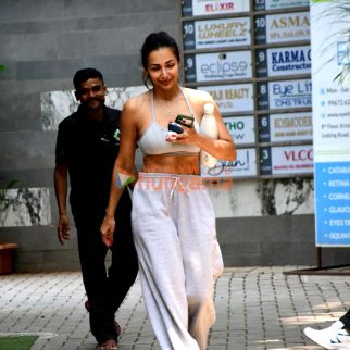 Photos: Malaika Arora snapped outside a gym in Santacruz