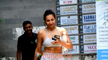 Photos: Malaika Arora snapped outside a gym in Santacruz