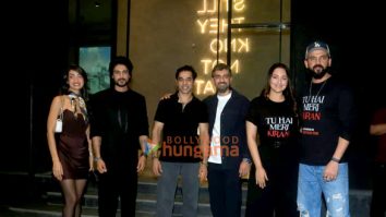 Photos: Sonakshi Sinha, Zaheer Iqbal, Vishal Rana and Karan Rawal attend the screening of their film Tu Hai Meri Kiran