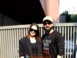 Photos: Sonakshi Sinha and Zaheer Iqbal snapped promoting their film Tu Hai Meri Kiran