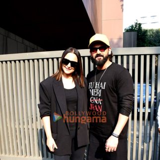 Photos: Sonakshi Sinha and Zaheer Iqbal snapped promoting their film Tu Hai Meri Kiran