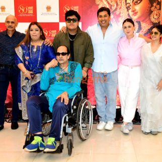 Photos: Tanishaa Mukerji, Sanjoy Mukerji, Rema Lahiri and others snapped at North Bombay Sarbojanin Durga Puja