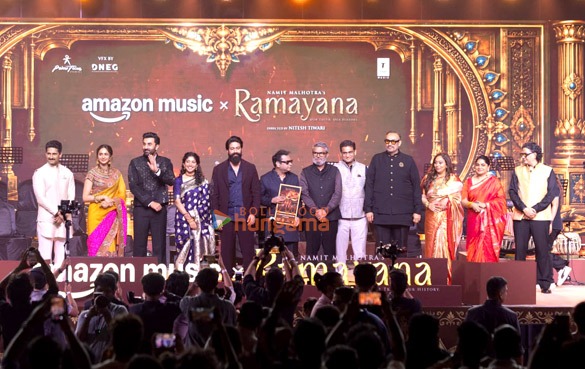 Photos: Ranbir Kapoor, Sai Pallavi, Yash and the entire team of Ramayana attend the musical event in association with Amazon Music in Chennai Photos: Ranbir Kapoor, Sai Pallavi, Yash and the entire team of Ramayana attend the musical event in association with Amazon Music in Chennai