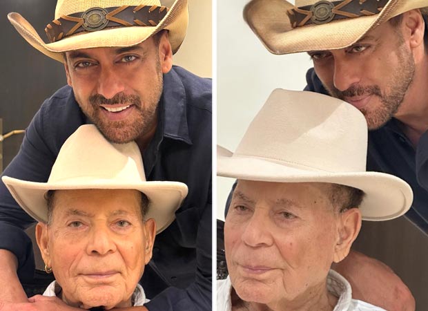 Salman Khan shares adorable pictures with father Salim Khan in cowboy hats; says, “Baap baap hota hai”