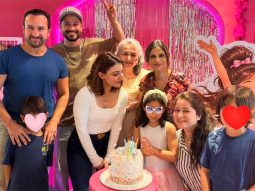 Soha Ali Khan throws a pink disco party for daughter Inaaya’s 9th birthday; Sharmila Tagore, Saif Ali Khan, Taimur And Jeh join the bash