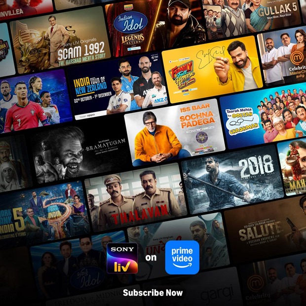 Sony LIV joins Prime Video India as an add-on subscription; plans start at Rs 399 per month