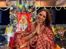 Tamannaah Bhatia attends Mata Ki Chowki on first day of Navratri; shares experience saying, “Five hours of music, prayer and surrender”