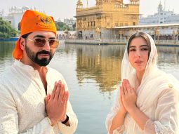 Sara Ali Khan celebrates Dussehra with Ayushmann Khurrana at Golden Temple ahead of Udta Teer