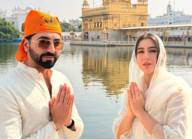 Sara Ali Khan celebrates Dussehra with Ayushmann Khurrana at Golden Temple ahead of Udta Teer