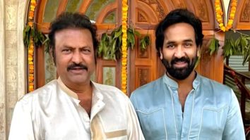 Vishnu Manchu and Mohan Babu face off in basketball game, give fans a glimpse of their fun father-son bond