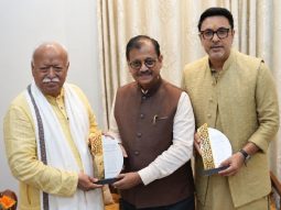 Dinesh Vijan and Ujjwal Nikam meet RSS chief  Mohan Bhagwat to discuss Prahaar – The Untold Story of Ujjwal Nikam ahead of October 16 release