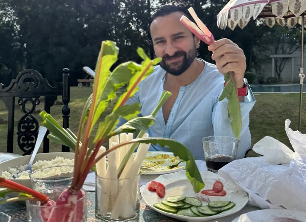 Saif Ali Khan shares a glimpse of his farm-to-table meals and poolside relaxation; see post