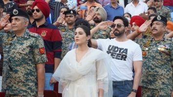 Ayushmann Khurrana, Sara Ali Khan visit Attari-Wagah border to promote Udta Teer
